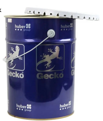0.28-0.42mm 5 Gallon Boya Kovası Boya Depolama için Castelled Kapaklı Teneke Kovalar