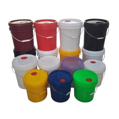 Petrol yağlayıcı için plastik kanat kapağı olan 5 galon plastik kova