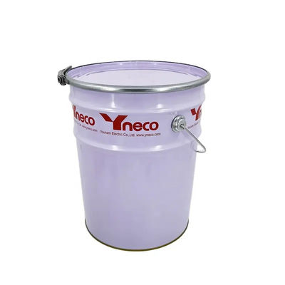 Çelik 5 Gallon Beyaz Boya Kovası