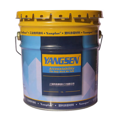 1 Gallon'dan 6 Gallon'a kadar metal teneke kimyasal kovlar yuvarlak