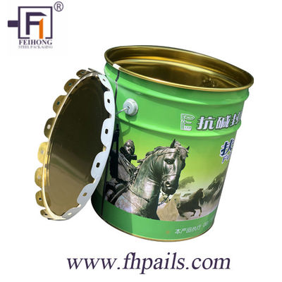 5 Gallon Metal Yağ Kovası ve kıvırcık kapağı