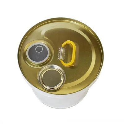 19L 5 Gallon Çelik Sıkı Baş Kova Flex Spout Kapak için inceltmek için