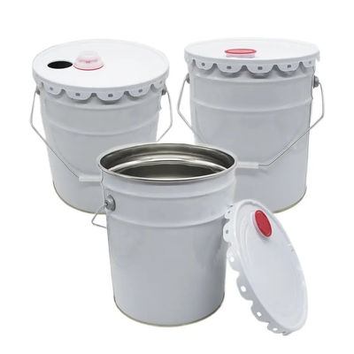 Endüstriyel yağ paketleri için 20L boş metal kovalar