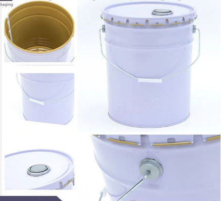 Çelik 5 Gallon Metal Boya Kovası Pas Dayanıklı