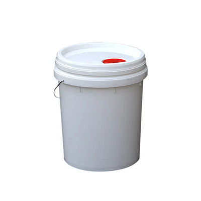 20L plastik boya kovası kapaklı plastik metal sapık ve düz kapaklı