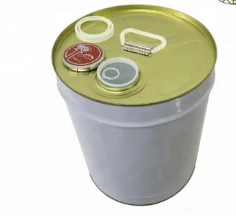Birleşmiş Milletler tarafından onaylanan çözücü depolama için 5 galonlık sıkı başlı çelik kovlar