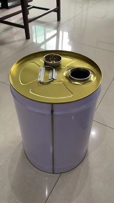 Benzin Paketleri İçin 25L Sıkı Başlı Metal Kov Kov Kovası