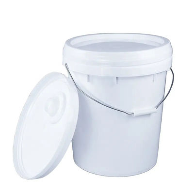 PP BM onaylı 20 litrelik plastik kovayla metal sapı ve kanat kapağı