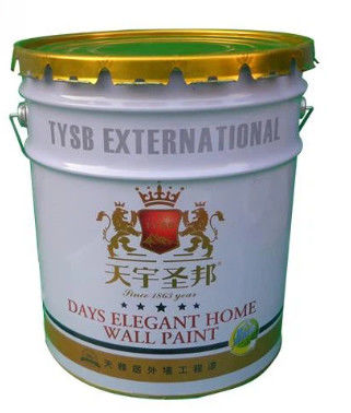 Tinplate Chemicals Solvent Bucket 1-6 Gallon 0.32-0.42mm
