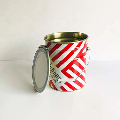 Tinplate Chemicals Solvent Bucket 1-6 Gallon 0.32-0.42mm