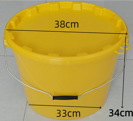 ISO sertifikalı boya depolamak için 20 litre plastik kova konteynerleri oval