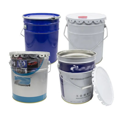 Toz Ürünleri 5 Gallon Çelik Kovası Klavye Kilitli Halka Kapak Ve El
