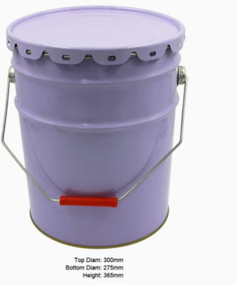 Epoxy kaplı açık başlı çelik boya kovası