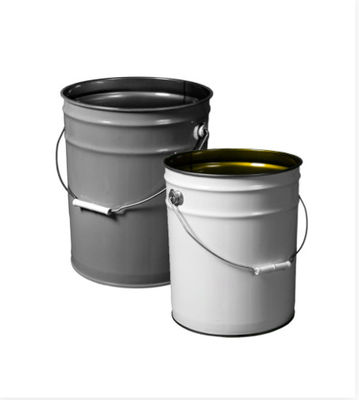 5 Gallon UN Rated Durable Solvent Bucket with Smooth Surface for Stackable Printing (Birleştirilebilir baskı için pürüzsüz yüzeyli 5 gallon UN Rated dayanıklı çözücü kovası)